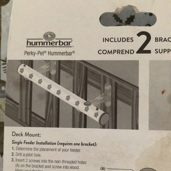 🛍️ Bird Feeder Mounting Brackets Nwt - Picture 5 of 7